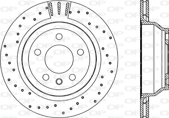 OPEN PARTS Тормозной диск BDRS2220.25